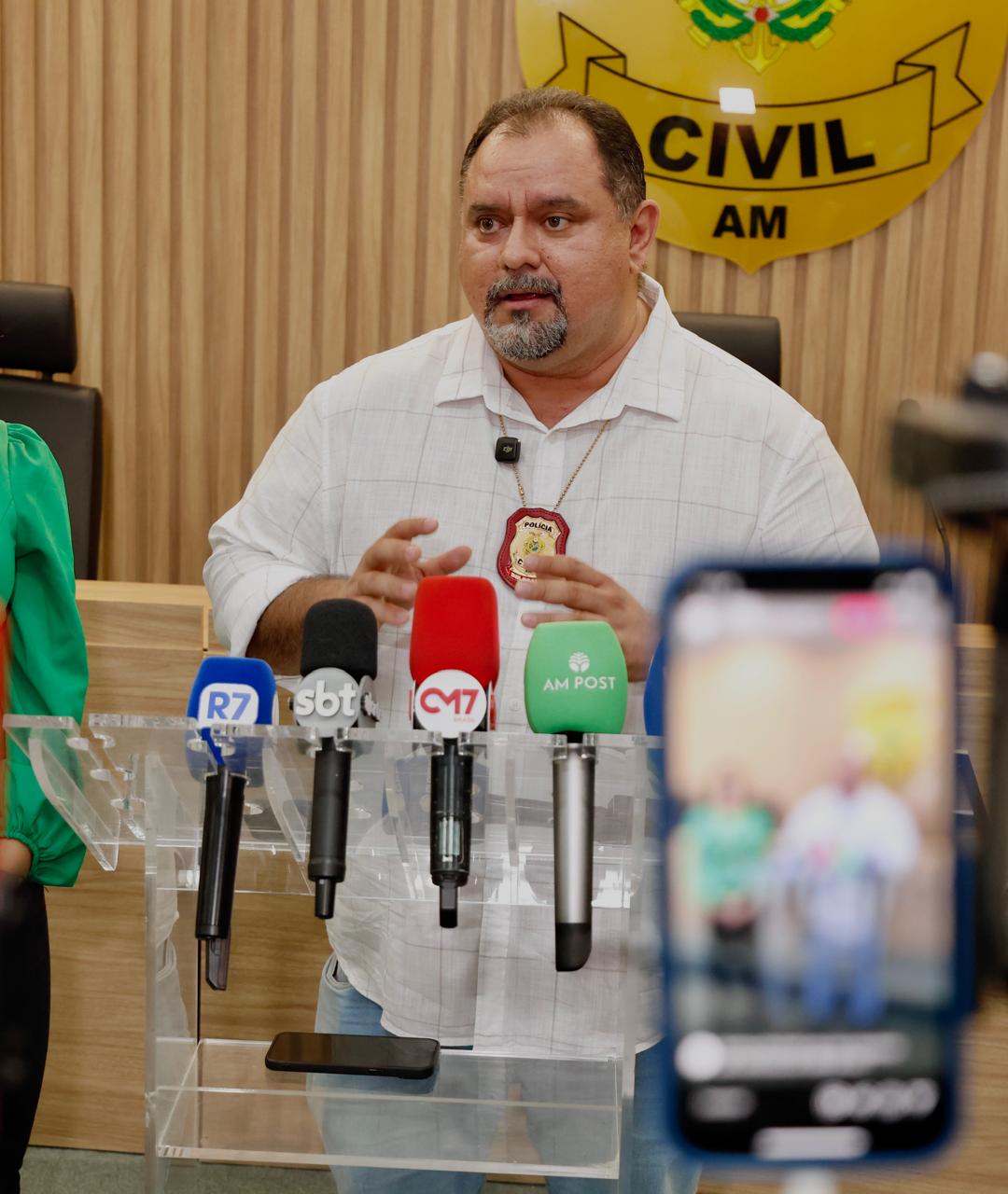 Em Presidente Figueiredo, Polícia Civil prende homem por estupro de vulnerável contra a própria filha e enteado